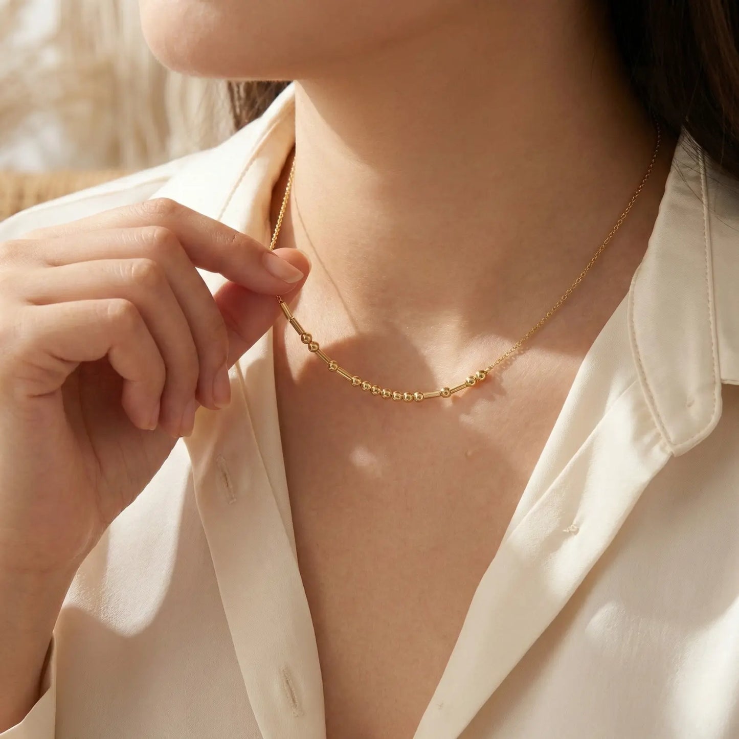 モールス信号ネックレス