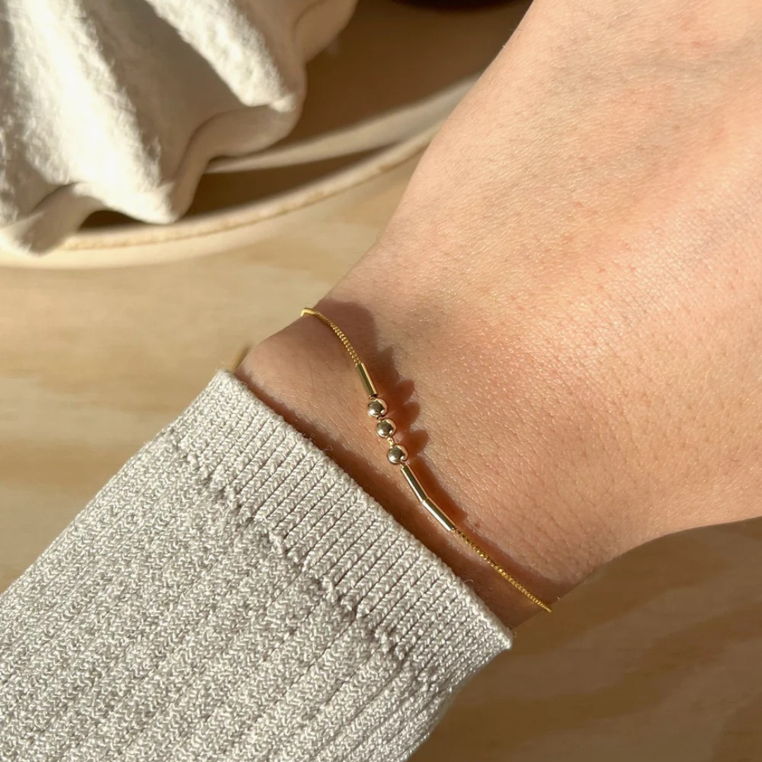 モールス信号ブレスレット