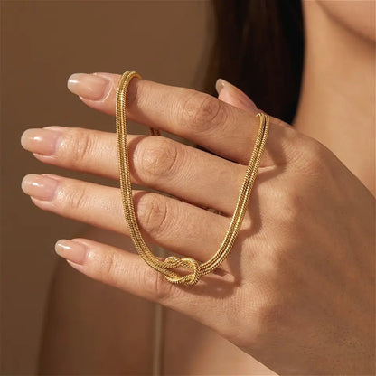 マッチングノットブレスレットセット