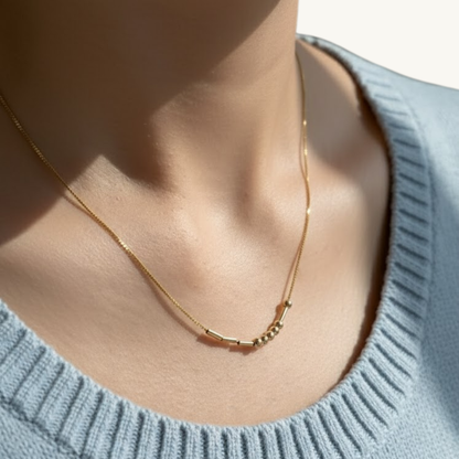 モールス信号ネックレス